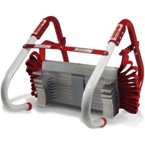 imageKidde Fire Escape Ladder 3Story Rope Ladder Extends to 25Feet AntiSlip Rungs13Foot