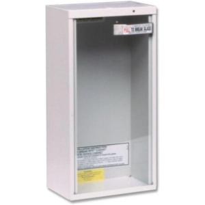 imageKidde Fire Extinguisher Cabinet 5lb Surface Mount for 5 Pound Dry Chemical Extinguisher Heavy Duty Steel Safety Glass VandalResistantBeige20 Pound