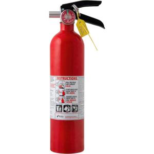imageKidde Fire Extinguisher for Commercial Use 3A40BC 9 Lbs Refillable ampamp Reusable Hose ampamp Wall Mount Included1 Pack
