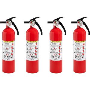 imageKidde Fire Extinguisher for Home 1A10BC Dry Chemical Extinguisher Red Mounting Bracket Included 6 Pack4 pack