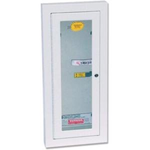 imageKidde SemiRecessed 5Pound Fire Extinguisher Cabinet with Lock  Model 4680465 Pound