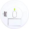 imageKidde Smoke Detector Hardwired Smoke Alarm with Battery Backup FrontLoad Battery Door TestSilence ButtonPack of 2 White6th Edition Alarm