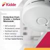 imageKidde Smoke ampamp Carbon Monoxide Detector Combo 10Year Battery Replacement Alert 4 Count Pack of 16th Edition Alarm