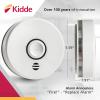 imageKidde Smoke Detector 10Year Battery Photoelectric Sensor WireFree Interconnect Smoke Alarm Voice Alert White 2 Count2 Pack