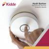 imageKidde Smoke Detector 10Year Battery Photoelectric Sensor WireFree Interconnect Smoke Alarm Voice Alert White 2 Count2 Pack