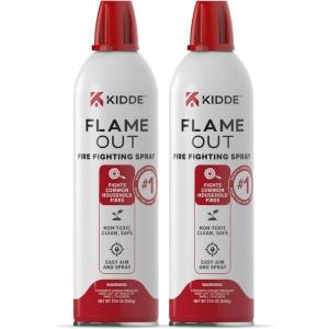 imageKidde Flame Out Fire Fighting Spray 14oz for Home Use Kitchens Dorms Apartments2 Pack